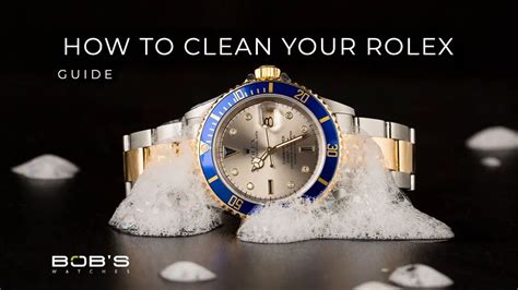 cleaning a rolex bracelet|how to unlink rolex bracelet.